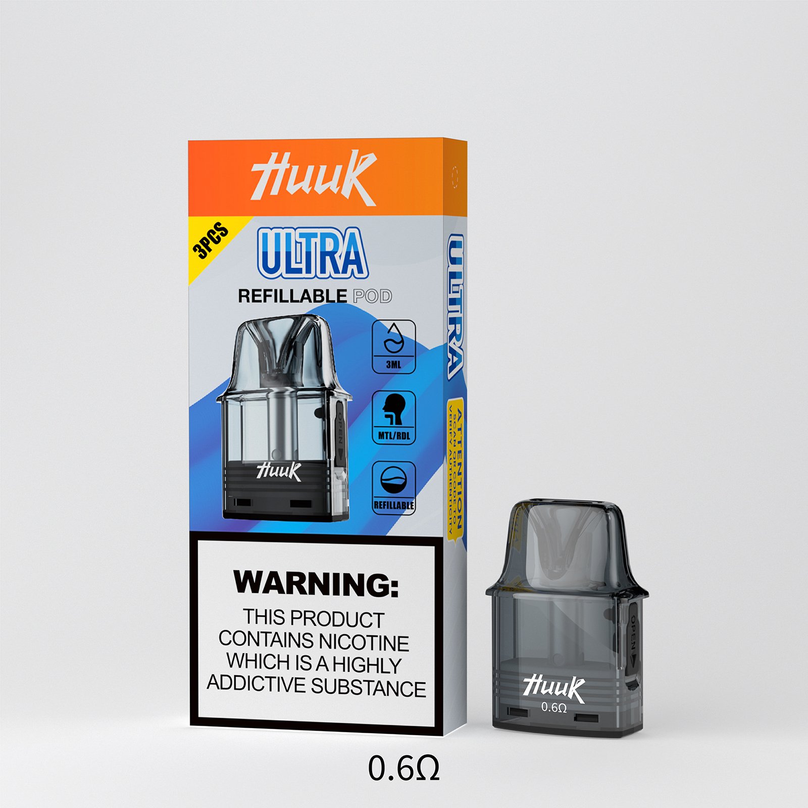 HUUK 虎克 入門級註油式主機套裝|隨附 0.6Ω 空彈 HUUK 虎克 入門級註油式主機套裝|隨附 0.6Ω 空彈:圖片 11